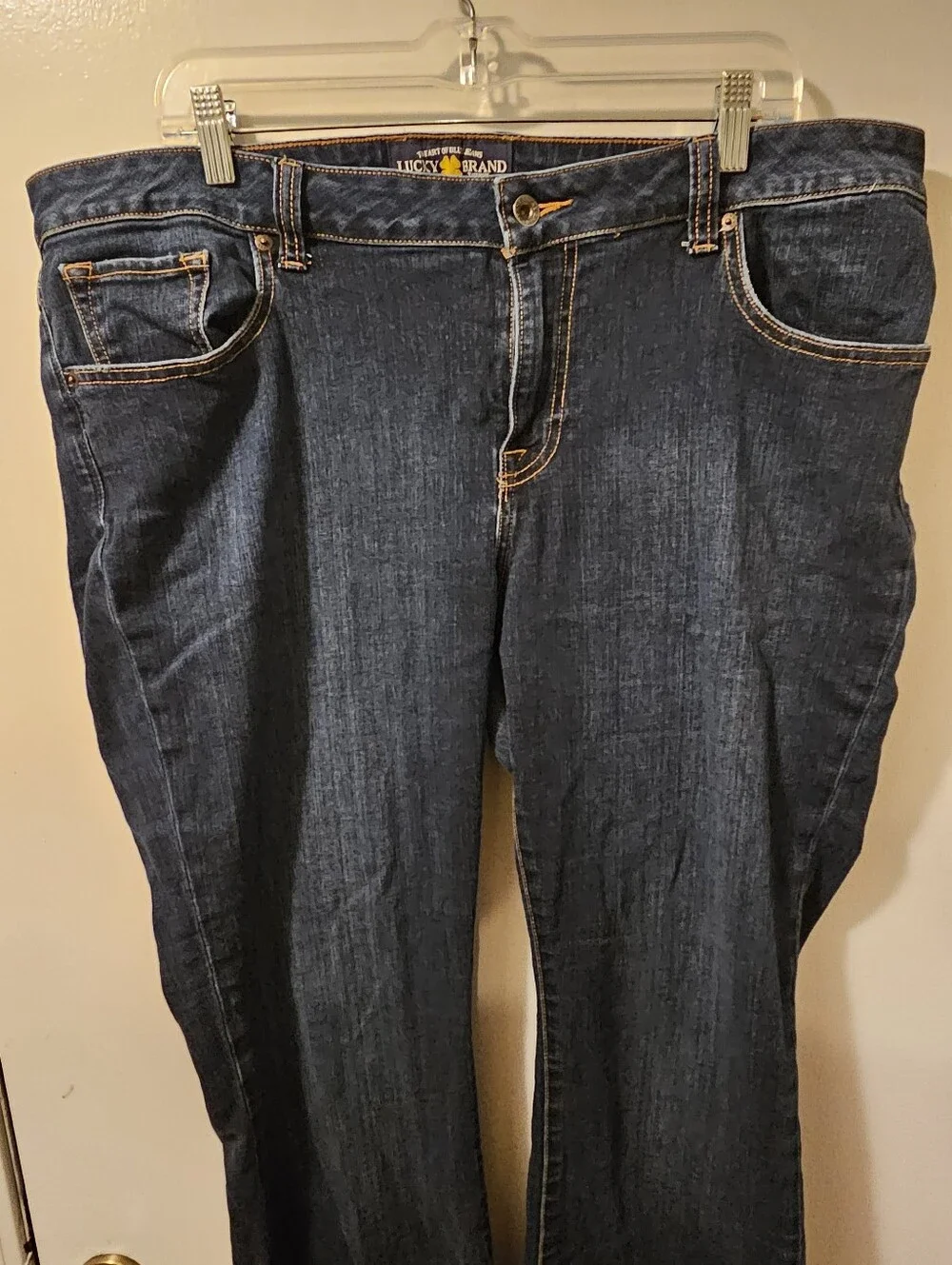 Lucky Brand Ginger Bootcut Jeans Women's Size 18W Blue Mid Rise Stretch Denim